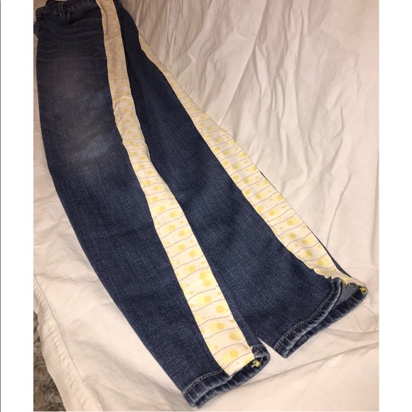 Custom polka dot stripe jeans - Picture 3 of 5